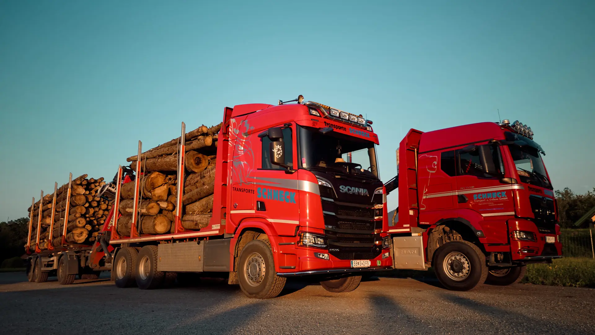 Holztransporter von Schneck